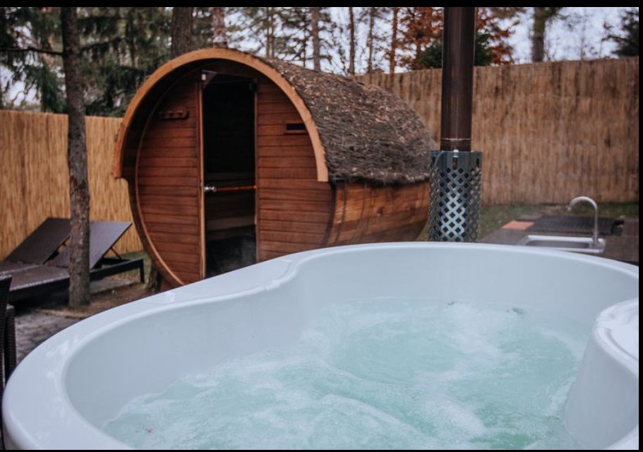 Bungalow cu saună privată și jacuzzi